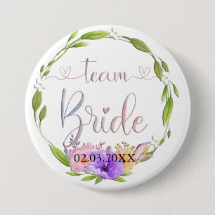 Team Bride! Floumen Kranz Button