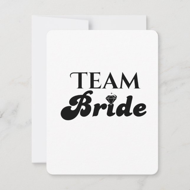 Team Bride Invitation (Front)