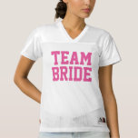 Team Bride Jersey<br><div class="desc">Show support for the bride with this Team Bride wedding jersey! Perfect for bachelorette parties!</div>