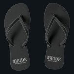 Team Bride Maid of Honour Bridal Party Flip Flops<br><div class="desc">Personalise the custom text  above. You can find additional coordinating items in our "For Team Bride" collection.</div>