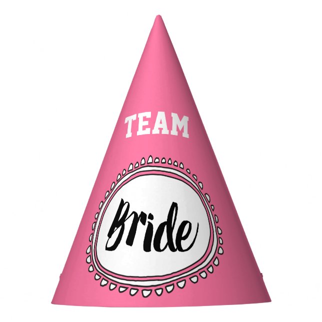 Team Bride party hat (Front)
