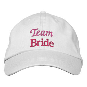 Team bride Personalised Embroidered Baseball Cap