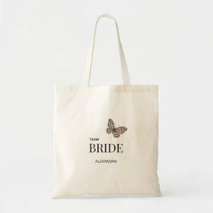 Team Bride Personalised Wedding Design Tote Bag