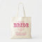 "TEAM BRIDE" Personalised Wedding Party Tote Bag