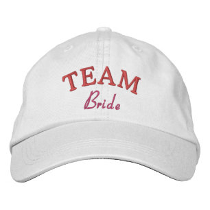 Team bride Personalized Embroidered Baseball Cap