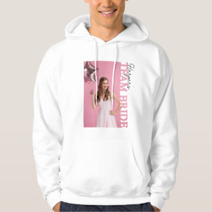 Team Bride Photo Hoodie   Personalised Hen Party 