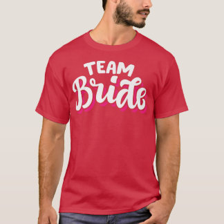 team bride pink 3d T-Shirt