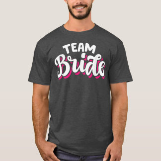 team bride pink 3d T-Shirt