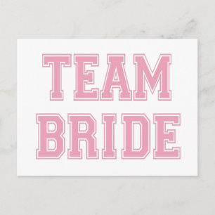 Team Bride Postcard
