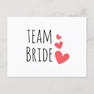 Team Bride Postcard