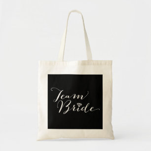 Team Bride Script Diamond Bridal Party Wedding Bag