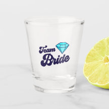 Team Bride Shot Glass
