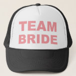 Team Bride Wedding Hen Party Trucker Hat<br><div class="desc">Team Bride Wedding Hen Party</div>