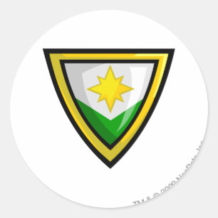 Team Brightvale Logo Classic Round Sticker