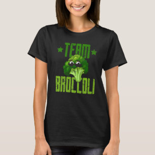 Team Broccoli Cool Broc With Shades Go Vegan T-Shirt