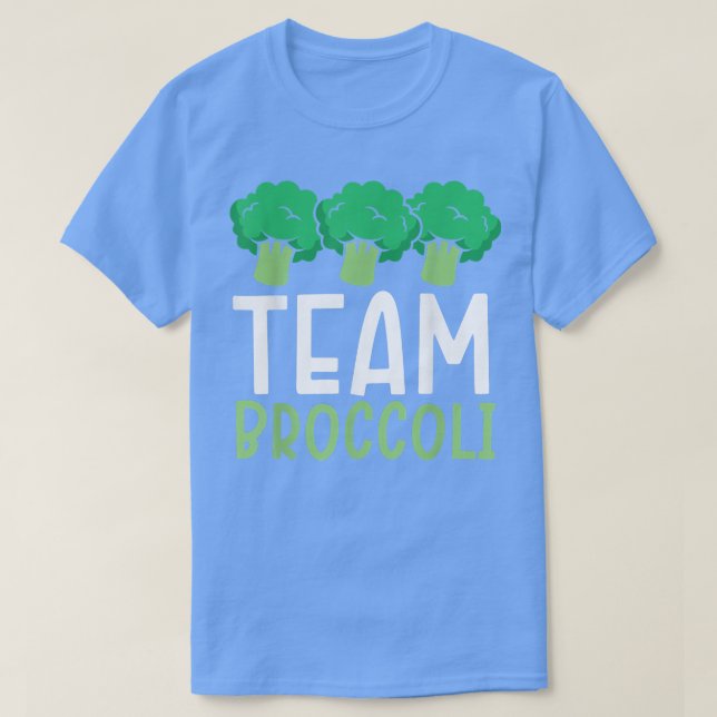 Team Broccoli Vegan Lover Vegetable Healthy Vegeta T-Shirt (Design Front)
