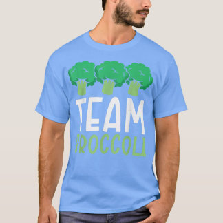 Team Broccoli Vegan Lover Vegetable Healthy Vegeta T-Shirt
