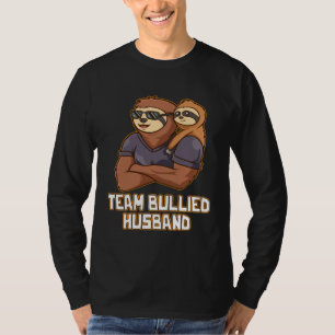 Team Bullied Husband Naughty Daddy Playful Dad  Pu T-Shirt