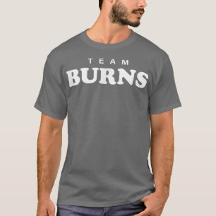 Team Burns Personalised Surname Bride Groom Family T-Shirt