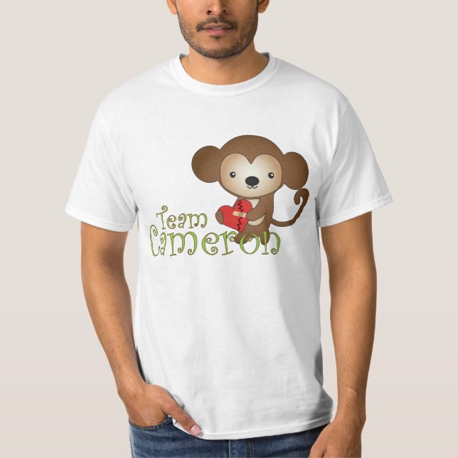 team cameron t-shirt (white) (Front)