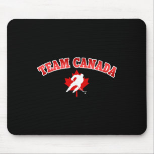 Team Canada Pride Vacation Travel Sports Hockey Pl Mouse Pad