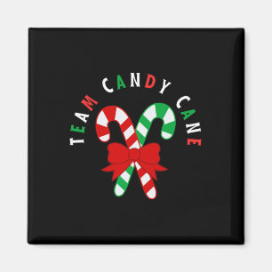Team Candy Cane Xmas Matching Family Candy Cane Cr Magnet