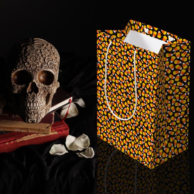 Team Candy Corn Halloween Medium Gift Bag (Creator Uploaded)