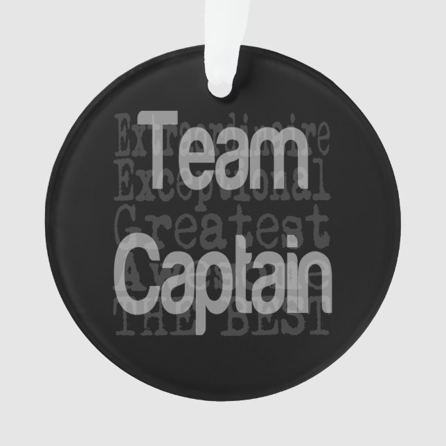 Team Captain Extraordinaire Ornament (Front)