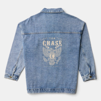 TEAM CHASE Lifetime Member. Denim Jacket