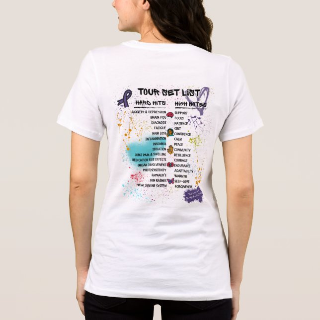 Team Cherokee Unbreakable Tour Women's Tee (White) (Back)