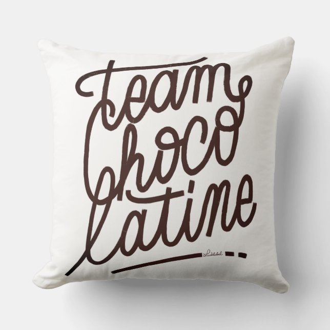 Team Chocolatine Cushion (Front)