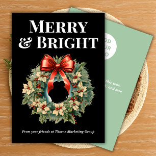 Team Christmas Card in Black