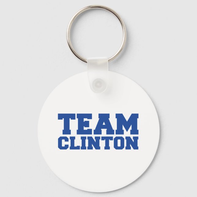 TEAM CLINTON.png Key Ring (Front)