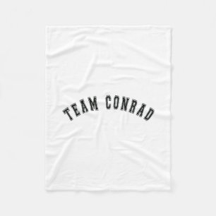 Team Conrad Favorite Martha's Vineyard Summer Vaca Fleece Blanket
