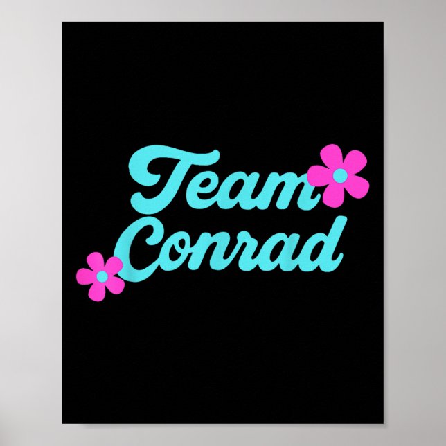 Team Conrad Floral  Poster (Front)