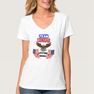 Team Conrad Lifetime Memb V-Neck T-Shirt