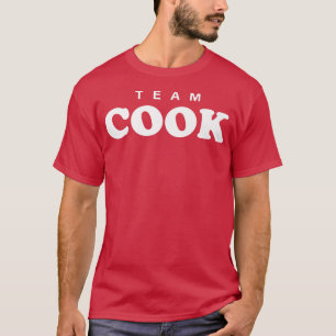Team Cook Personalised Surname Bride Groom Family  T-Shirt