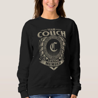 Team COUCH Lifetime Member Vintage COUCH Family   Sweatshirt