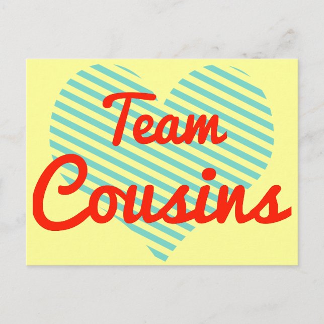 Team Cousins Postcard (Front)