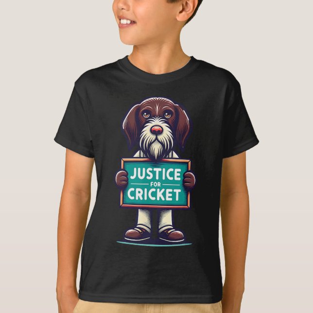 Team Cricket Hunting Squad Funny Retro  T-Shirt (Front)