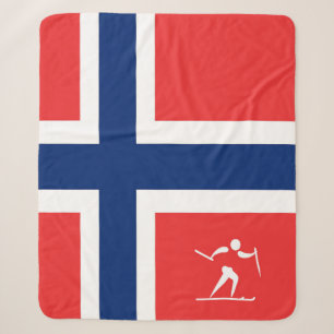 Team Cross Country Norway Sherpa Blanket
