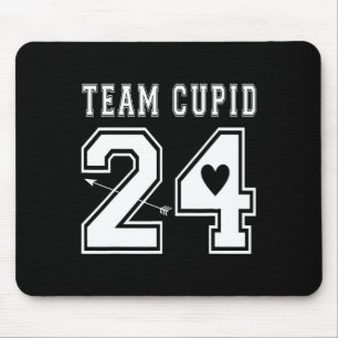 Team Cupid 2025 Valentines Day Sports Jersey Style Mouse Pad