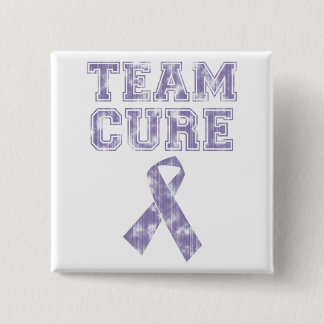 Team Cure (Periwinkle) 15 Cm Square Badge