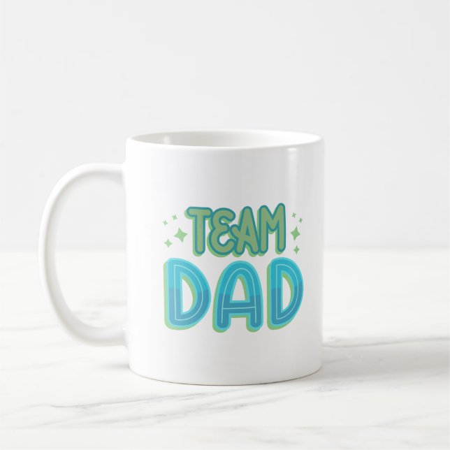 TEAM DAD COFFEE MUG (Left)