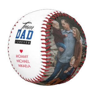 Team Dad Forever Happy Father's Day Baseball