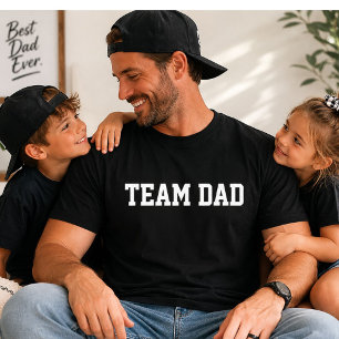 Team Dad Varsity Funny Fathers Day Gift  T-Shirt