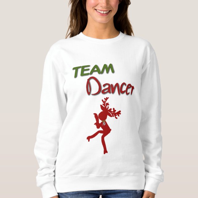 Team Dancer Christmas Sweatshirt (Front)