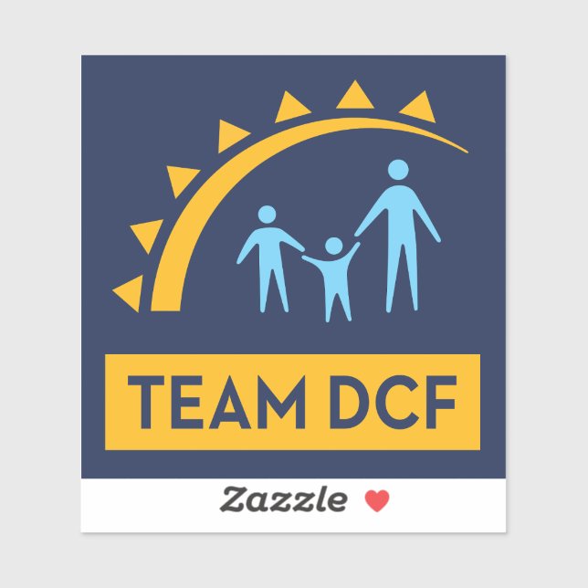 Team DCF Custom-Cut Vinyl Sticker (Sheet)
