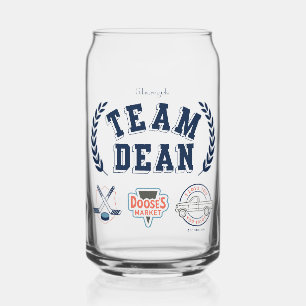 Team Dean Gilmore Girls Design Can Glass