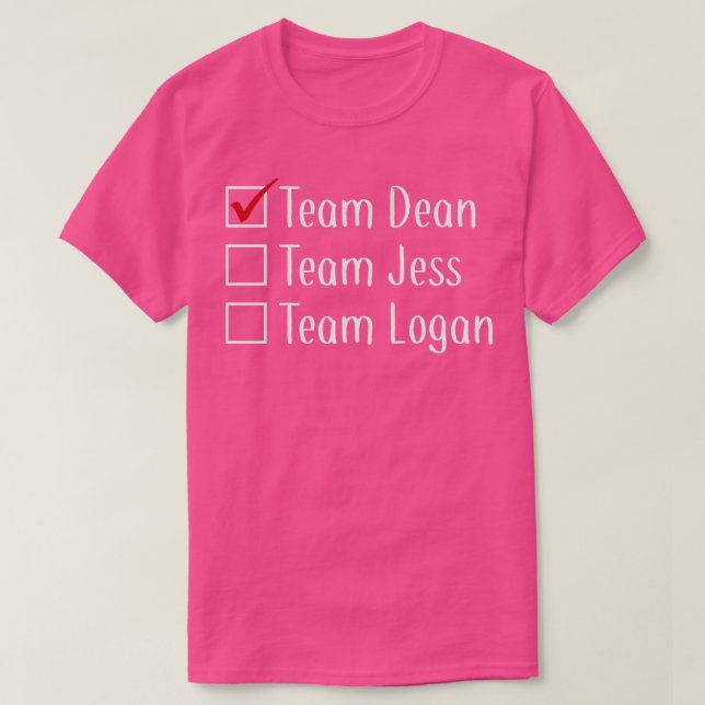 Team Dean  T-Shirt (Design Front)